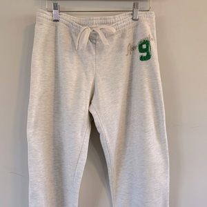 Small gray cropped sweatpants from Abercrombie & Fitch circa early 2000’s.